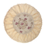 Max European Round Cabinet Hood Dust Cover Embroidered Dustproof Ornament Purple