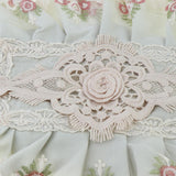 Max Lace Napkin Towel Paper Tissue Pocket Box Cover Storage Bag Light Green