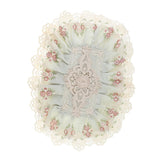 Max Lace Napkin Towel Paper Tissue Pocket Box Cover Storage Bag Light Green