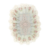 Max Lace Napkin Towel Paper Tissue Pocket Box Cover Storage Bag Light Green