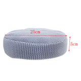 Breathable Mesh Bar Stool Covers Round Chair Seat Cushions Sleeves Gray