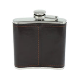 Max Drinks Whiskey Alcohol Stainless Steel Pocket Hip Flask 10.8x9x2.1cm-6oz