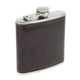 Max Drinks Whiskey Alcohol Stainless Steel Pocket Hip Flask 10.8x9x2.1cm-6oz