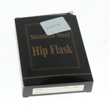 Max Drinks Whiskey Alcohol Stainless Steel Pocket Hip Flask 12.2x9cmx2.1cm-7oz