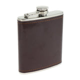 Max Drinks Whiskey Alcohol Stainless Steel Pocket Hip Flask 12.2x9cmx2.1cm-7oz