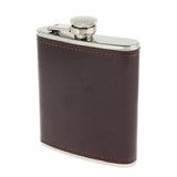 Max Drinks Whiskey Alcohol Stainless Steel Pocket Hip Flask 12.2x9cmx2.1cm-7oz