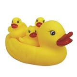 Maxbell 4x Children Bath Time Toy Yellow Baby Bathing Toys Squeaky Floating Ducks