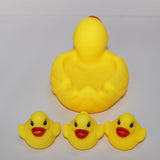 Maxbell 4x Children Bath Time Toy Yellow Baby Bathing Toys Squeaky Floating Ducks