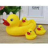 Maxbell 4x Children Bath Time Toy Yellow Baby Bathing Toys Squeaky Floating Ducks