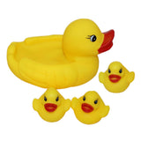 Maxbell 4x Children Bath Time Toy Yellow Baby Bathing Toys Squeaky Floating Ducks