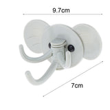 Max Maxb Multi-Function Elephant Hook, Multi-Surface Hanging Solution Light Green