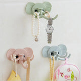 Max Maxb Multi-Function Elephant Hook, Multi-Surface Hanging Solution Light Green