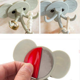Max Maxb Multi-Function Elephant Hook, Multi-Surface Hanging Solution Light Green
