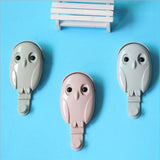 Max 2 Pieces Self Adhesive Hook Wall Mount Towel Bath Kitchen Hanger Light Blue