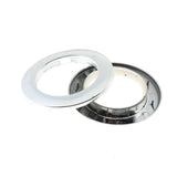 Max 90 Pack Eyelet Curtain Rings Decorative Drapery Rings Curtain Accessories Silver