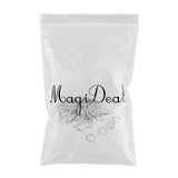Max 90 Pack Eyelet Curtain Rings Decorative Drapery Rings Curtain Accessories Silver