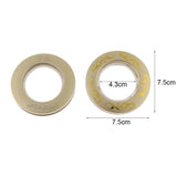 Max Curtain Rings 66mm for Bathroom Shower and Outdoor Activities Gold