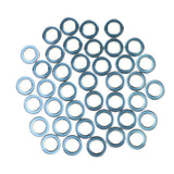 Max 40Pcs Curtain Rings Sewing Curtains Drapery Blinds Decoration Blue