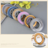 Max 40Pcs Curtain Rings Sewing Curtains Drapery Blinds Decoration Blue