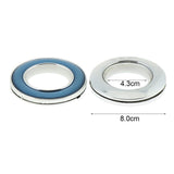 Max 40Pcs Curtain Rings Sewing Curtains Drapery Blinds Decoration Blue
