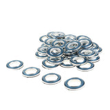 Max 40Pcs Curtain Rings Sewing Curtains Drapery Blinds Decoration Blue