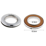 Max 40Pcs Curtain Rings Sewing Curtains Drapery Blinds Decoration Gold