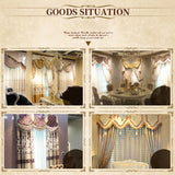 Max 40Pcs Curtain Rings Sewing Curtains Drapery Blinds Decoration Gold
