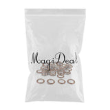 Max 40Pcs Curtain Rings Sewing Curtains Drapery Blinds Decoration Gold