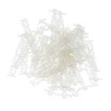 Max 40Pcs Curtain Rings Sewing Curtains Drapery Blinds Decoration Purple