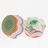 Max 6 Pieces Simulation Cup Cake Model PU Early Childhood Education Prop Green