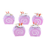 Max Artificial Fake Food Swiss Roll  Purple