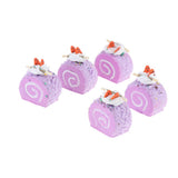 Max Artificial Fake Food Swiss Roll  Purple