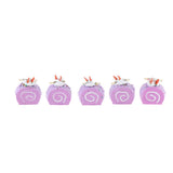 Max Artificial Fake Food Swiss Roll  Purple