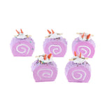 Max Artificial Fake Food Swiss Roll  Purple