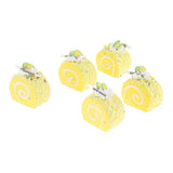 Max Artificial Fake Food Swiss Roll  Yellow