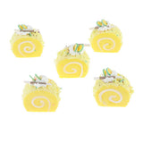 Max Artificial Fake Food Swiss Roll  Yellow
