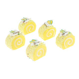 Max Artificial Fake Food Swiss Roll  Yellow
