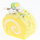 Max Artificial Fake Food Swiss Roll  Yellow