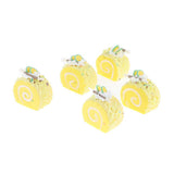Max Artificial Fake Food Swiss Roll  Yellow