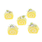 Max Artificial Fake Food Swiss Roll  Yellow