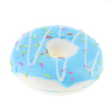 Max Realistic Artificial Donut Fake Lifelike Simulated Doughnut Decor Blue