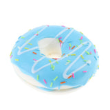 Max Realistic Artificial Donut Fake Lifelike Simulated Doughnut Decor Blue