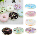 Max Realistic Artificial Donut Fake Lifelike Simulated Doughnut Decor Blue