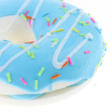 Max Realistic Artificial Donut Fake Lifelike Simulated Doughnut Decor Blue