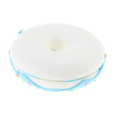 Max Realistic Artificial Donut Fake Lifelike Simulated Doughnut Decor Blue