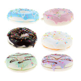 Max Realistic Artificial Donut Fake Lifelike Simulated Doughnut Decor Blue