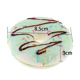 Max Realistic Artificial Donut Fake Lifelike Simulated Doughnut Decor Green