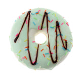 Max Realistic Artificial Donut Fake Lifelike Simulated Doughnut Decor Green
