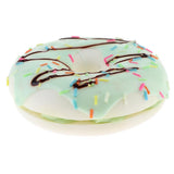 Max Realistic Artificial Donut Fake Lifelike Simulated Doughnut Decor Green