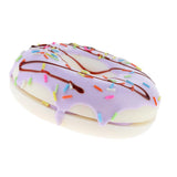 Max Realistic Artificial Donut Fake Lifelike Simulated Doughnut Decor Purple